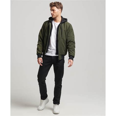 Blouson à capuche Superdry Military MA1 Marques Vêtements