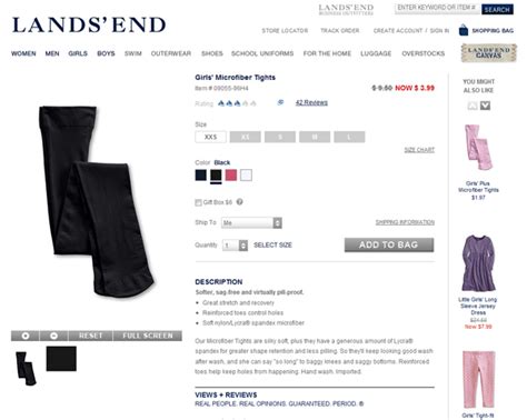 Girls Lands End Tights On Sale Elle Blogs