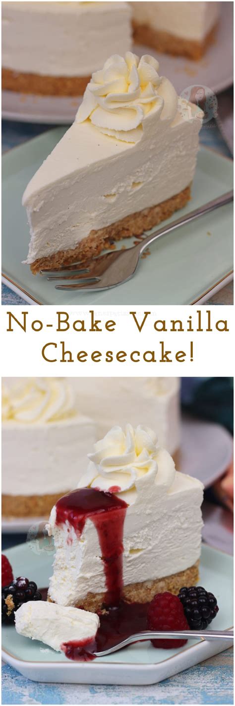 No Bake Vanilla Cheesecake Back To Basics Janes Patisserie