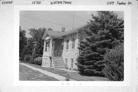 Center St Property Record Wisconsin Historical Society