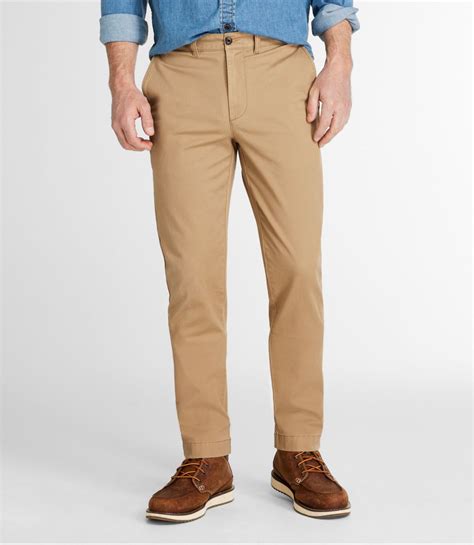 Mens Lakewashed® Stretch Khakis Slim Fit Straight Leg At Ll Bean