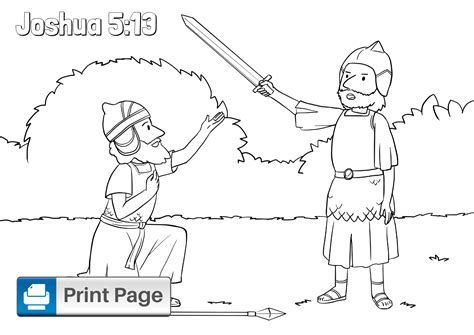 Joshua Jericho Coloring Pages Printable Coloring Pages