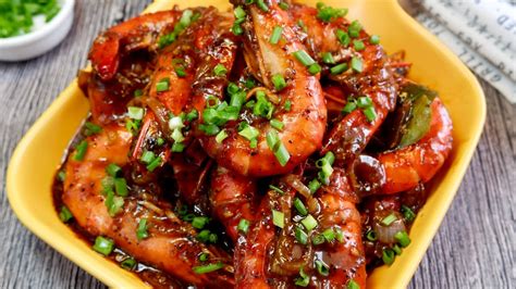 Finger Lickin Good Black Pepper Shrimp Recipe 黑胡椒虾 Chinese Stir Fry Prawns In Black Pepper