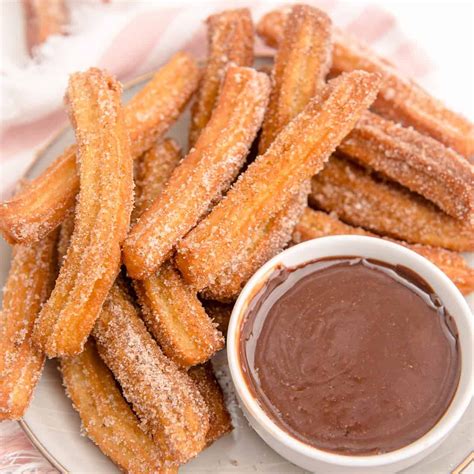 Homemade Churros With Dipping Sauce Recipe