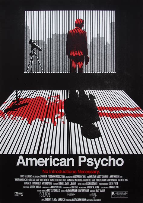American Psycho Movie Poster On Behance