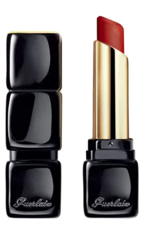 Guerlain Kisskiss Tender Matte Lipstick Desire Red Source