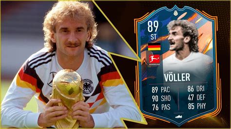 EL MEJOR DELANTERO HEROE RUDI VOLLER 89 HEROE REVIEW FIFA 23