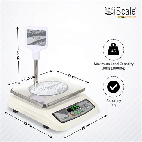 Iscale I Weight Capacity Kg X G Digital Weighing Machine