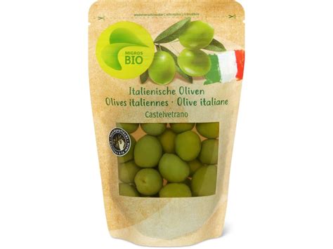 Kaufen Migros Bio Italienische Oliven Castelvetrano Migros