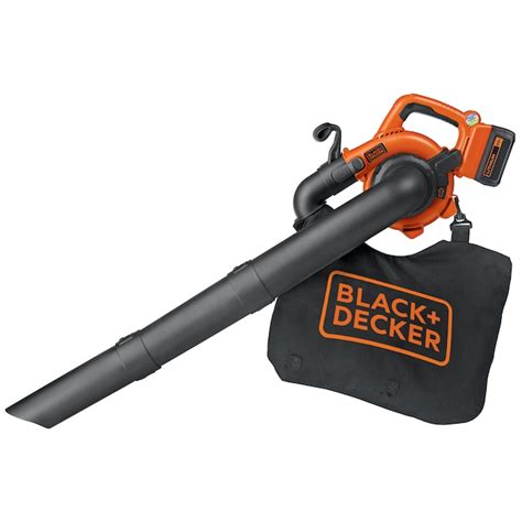 Blackdecker 40 Volt Max 85 Cfm 120 Mph Handheld Cordless Electric Leaf Blower 15 Ah Battery