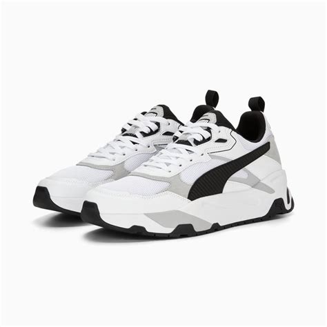 Кроссовки Trinity Sneakers Men | Цвет: Белый | PUMA White-PUMA Black ...