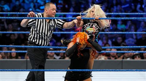 Becky Lynch Vs Alexa Bliss Smackdown Womens Championship Match