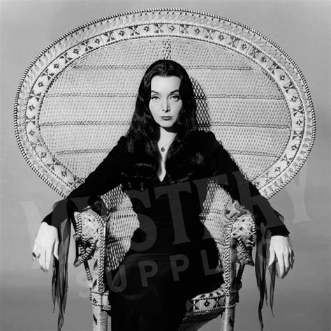 Morticia Addams Witch Photo Poster – Mystery Supply Co.