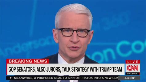 Anderson Cooper Calls Out Gop Senators Huddling With Trumps