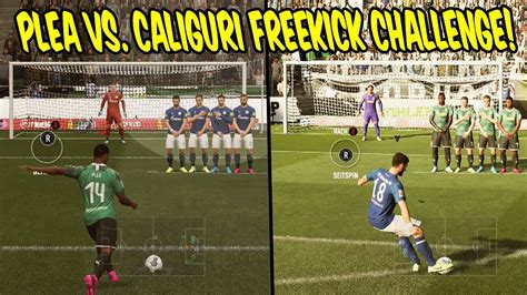 Schafft PLEA noch einen kranken TOPSPIN Freistoß vs CALIGURI Freekick