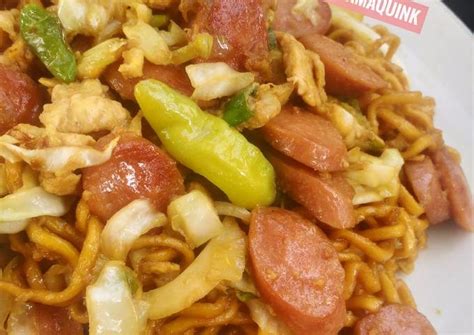 Resep Mie Goreng Sosis Oleh Mamaquink Cookpad