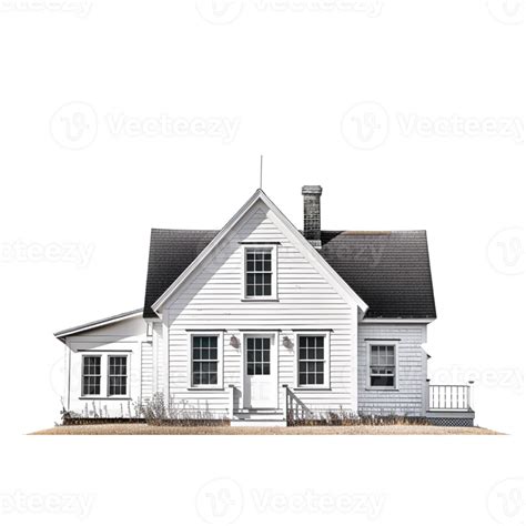 Old House On Isolated Background 45926561 Png