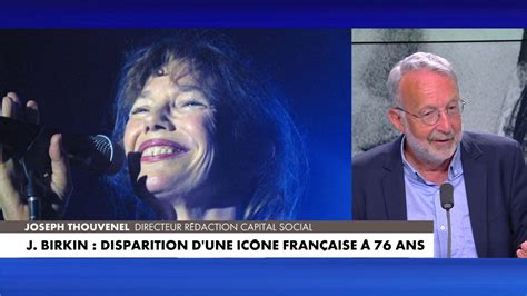 Joseph Thouvenel ll y a des textes de Jane Birkin très profonds