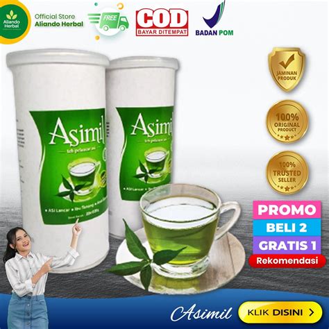 Jual Asimil Pelancar Asi Booster Cepat Herbal Teh Pelancar Asi Original