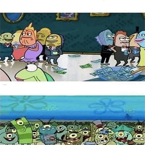 Rich Vs Poor People Spongebob Spongebob Plankton Nat Peterson Fish