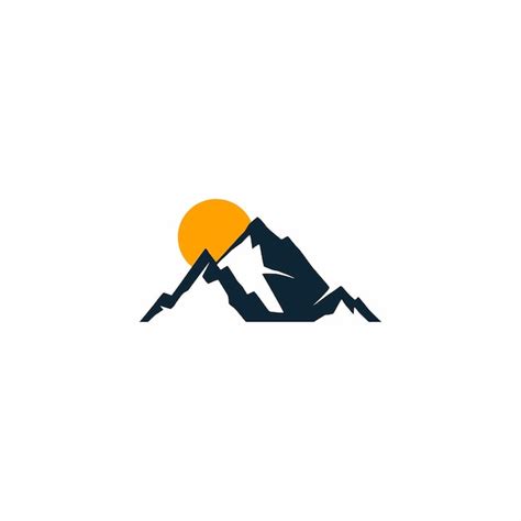 Premium Vector Mountain Vector Logo Design Mountain Climber