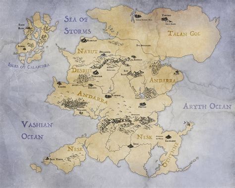 Licanius World Map Etsy