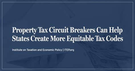 Property Tax Circuit Breakers Can Help States Create More Equitable Tax