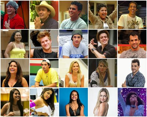 Big Brother Brasil confira o antes e depois dos campeões de todas as