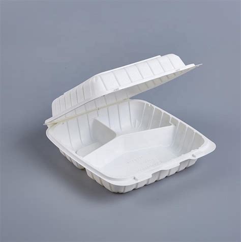 Microwavable Food Grade Restaurant Disposable Clamshell Round To Go