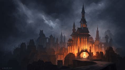 Medieval City by A. Rocha[1920x1080] : wallpapers