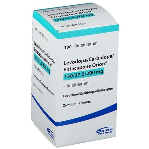 Levodopa Carbidopa Entacapone Orion 150 Mg 37 5 Mg 200 Mg 100 St Mit