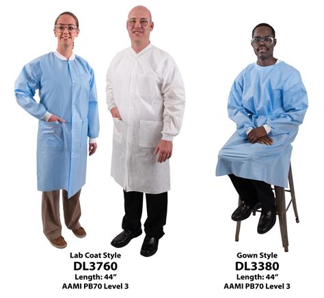 Disposable Lab Coats and Gowns - DenLine Uniforms