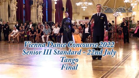 Vienna Dance Concourse Senior Iii Standard Tango Wdsf Final