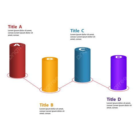 Gambar Grafik Vektor Isometrik 3d Presentasi Infografis Desain Data Keuangan 3d Grafik