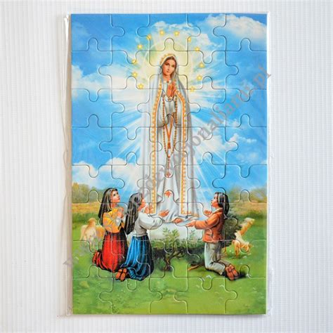 MATKA BOŻA FATIMSKA PUZZLE 13 X 20 CM 40 ELEMENTÓW 89702