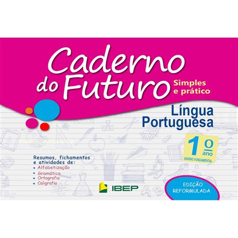 Caderno Do Futuro 1 Ano - caderno do futuro português 1 ano do aluno sem resposta | Shopee Brasil
