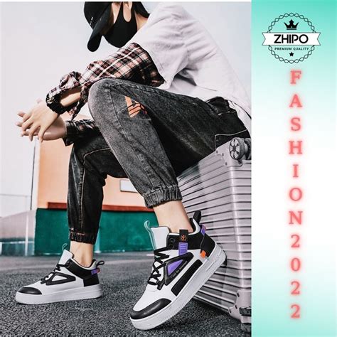 Mua Giày Nam Thể Thao Jordan Cổ Cao Thời Trang Hàn Quốc Đẹp Mẫu Giày HOT TREND Mới ZHIPO giá