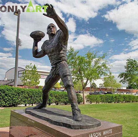 Life Size Bronze Jason White Statue Oklahoma | onlyart sculpture co.,ltd