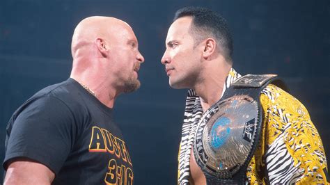 Stone Cold Steve Austin and The Rock - The Fishbulb Suplex