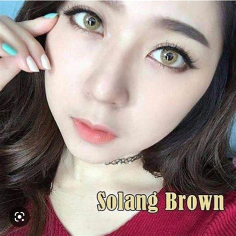 Solang Brown Soft Lens Contact Lens A238 1 0 Degree Lazada