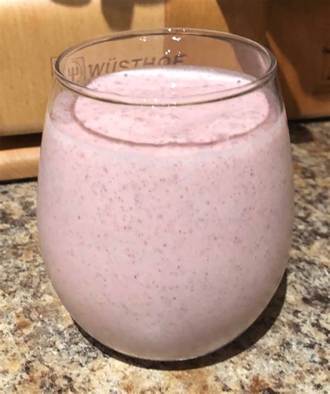 Strawberry Flax Smoothie Walking Off Pounds