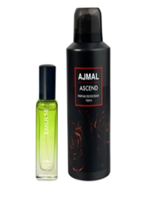 Buy Ajmal Set Of Emulse Eau De Parfum 20ml Ascend Deodorant 150ml