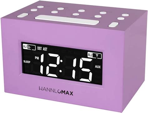 Amazon HANNLOMAX HX 111CR Alarm Clock Radio PLL AM FM Radio Dual