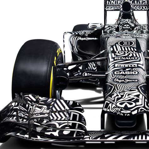 Red Bull Rock Jerez With Psychedelic Test Livery Black And White