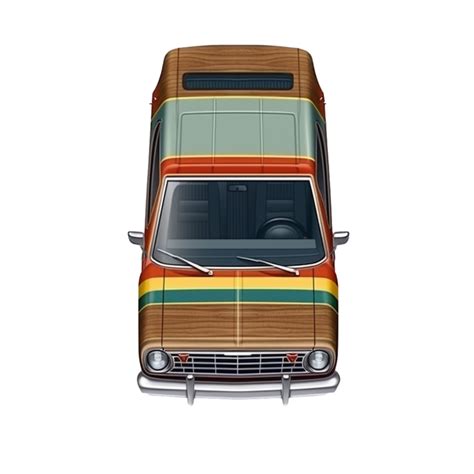 Cartoon Station Wagon Vehicle AI Generative 23221153 PNG