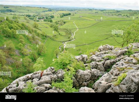 Malham Cove England Stock Photo Alamy