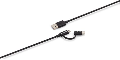 Cabo USB 2 Em 1 Micro USB USB C Yes Mocelin