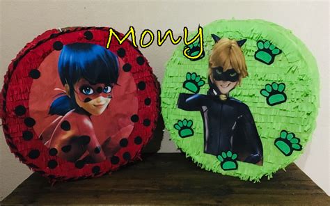 Piñatas De Tambor Ladybug Y Cat Noir A36