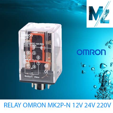 Jual Relay Omron MK2P N AC 220V 10A RELAY OMRON MK2P I Indikator 8 KAKI