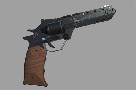 Sci-fi Revolver №2 | 3D 무기 | Unity Asset Store